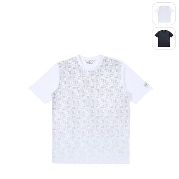 【FILA】中性 短袖 純棉圓領T恤-白色 1TEZ-1401-WT