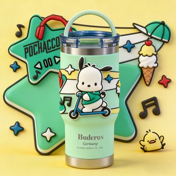 Buderus三麗鷗樂GO冰霸杯_杯套款_帕洽狗_廠商直送