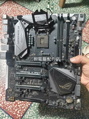 華碩MAXIMUS IX APEX Z270 主板 新品 裸板 搭配擋板 DIMM2板 玩家國度_i【三和電腦配件店】