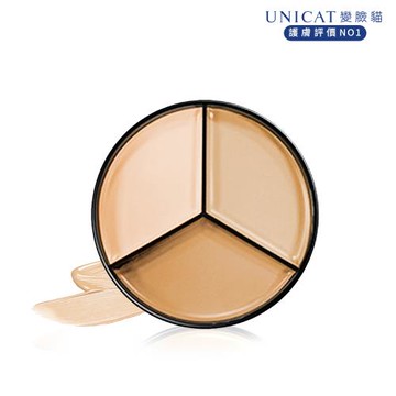 【UNICAT 變臉貓】MEILIN 柔滑美肌全方位三色遮瑕膏｜毛孔隱形