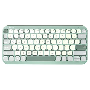 ASUS 華碩 Marshmallow 無線鍵盤  製造軸  KW100  抹茶綠