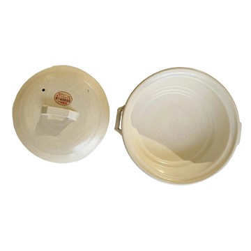 萬古燒 白地8號砂鍋  日本製 陶瓷 29cm  1個