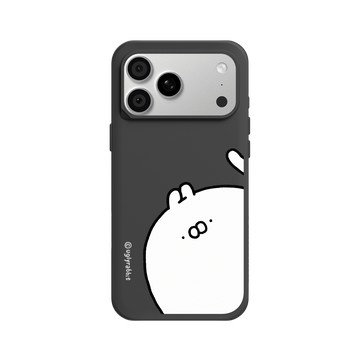 iPhone 18 Pro Max SolidX 黑 - Ugly Rabbit 醜白兔 - 大臉經典款