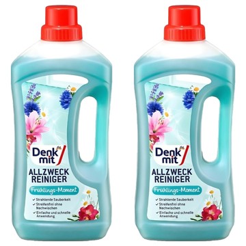 dm Denk mit 萬用芳香清潔劑花香  2個  1L