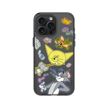 iPhone 15 Pro Max Clear 酷墨灰 - 湯姆貓與傑利鼠 Tom and Jerry - 塗鴉款