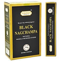 [綺異館] 印度線香 調和花香 15g ANAND Black Nagchampa