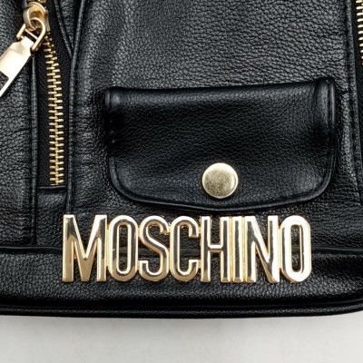 送料無料 美品 モスキーノ MOSCHINO リュックサック バッグ 鞄