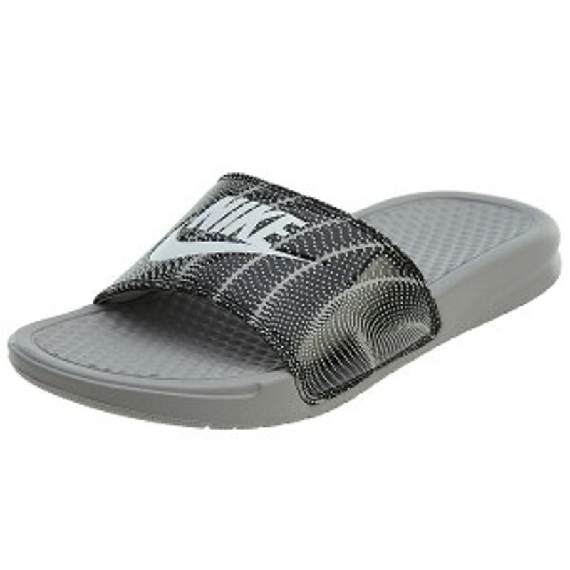 Nike ナイキ サンダル ベナッシ 柄デザイン スライド ホワイト ブラック Nike Benassi Jdi Slide Atmpshere Grey White Black 通販 Lineポイント最大1 0 Get Lineショッピング