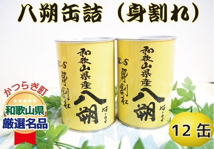 和歌山県産八朔缶詰（身割れ）425ｇ×12缶セット