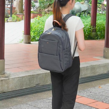 休閒商務紓壓後背包03486(莫蘭迪灰)