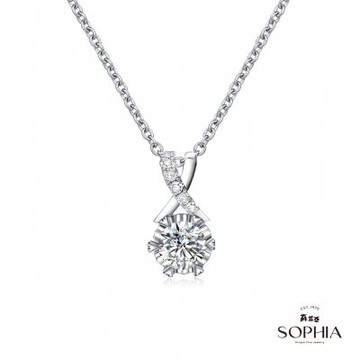 SOPHIA 蘇菲亞珠寶 - 心願 GIA 50分 F/SI2 18K金 鑽石項墜