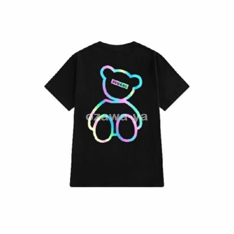 選べる2色 ペア ペアルック カップル Tシャツ 春 服 夏 可愛い クマ柄 半袖 結婚祝い プレゼント 彼氏 彼女 女性 妻 ペアtシャツ 通販 Lineポイント最大0 5 Get Lineショッピング