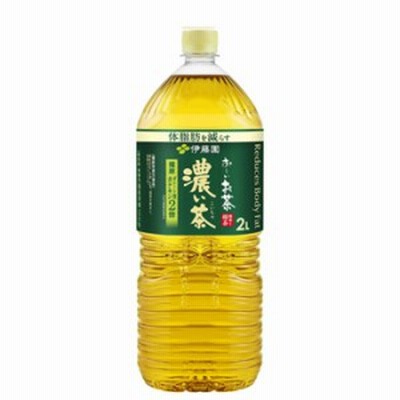 伊藤園お～い濃い茶  PET 2L×6本入【機能性表示食品】〔お～い 緑茶 おちゃ 日本茶 抹茶〕 送料無料