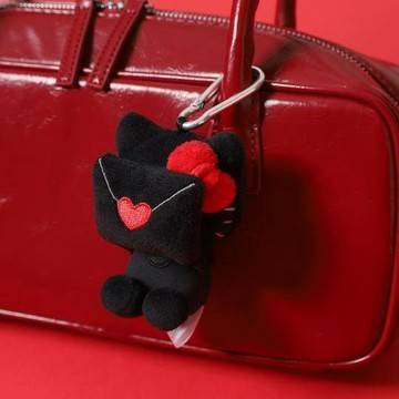 FREAK'S STORE HELLO KITTY 矇眼毛絨掛件
