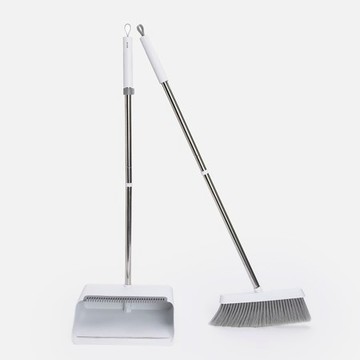 大容量梳齒掃把畚箕組