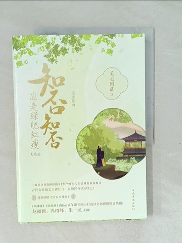 【書寶二手書T1／一般小說_YXR】知否知否應是綠肥紅瘦（大結局）_簡體_關心則亂