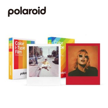 Polaroid 寶麗來 i-Type 彩色白框+彩色彩框 雙入組(DIF1+DIF4)