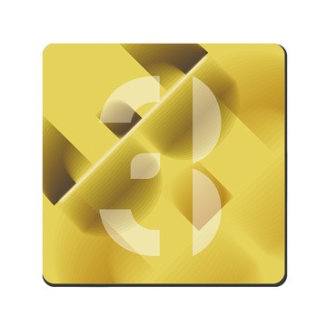 【怪獸】我的數來寶 軟式珪藻土吸水杯墊 幸運數字系列 (10x10cm) -3