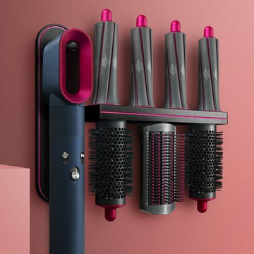 戴森卷發棒收納架置物架美發器8頭支架免打孔架子dyson收納掛架