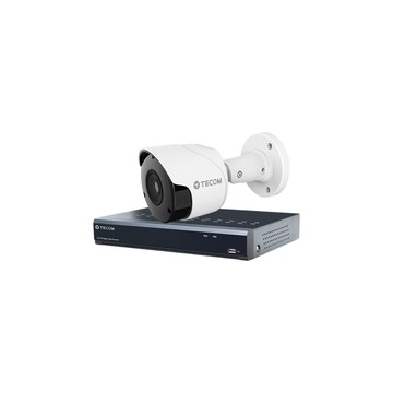 TECOM 昌運監視器 東訊組合 TE-XSC04051-N 4路 XVR 錄影主機+TE-HDB60102F36-M2 2M 同軸帶聲 槍型攝影機*1