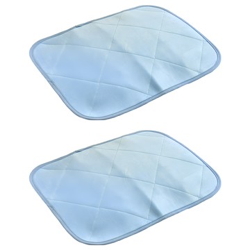 Betrise 貝翠絲 日系涼感紗輕薄型凝膠墊系列 枕墊 2個  藍色  40 x 30cm  涼感墊