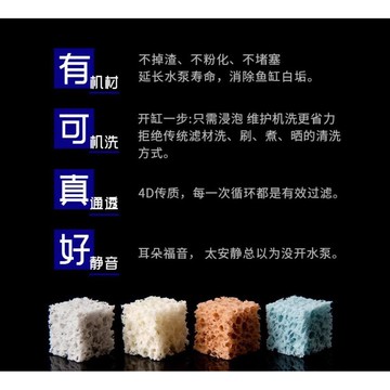 JiueseAqua蛋糕濾材魚缸濾材 納米球濾材 5D濾材 細菌屋陶瓷環中空濾材
