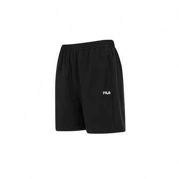 FILA 男平織短褲-黑色 1SHA-1314-BK