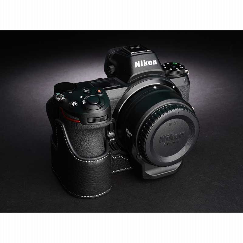 Nikon Z5 / Z6 / Z7 / Z6II / Z7II 用 レザー ケース Black TP
