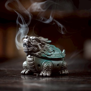 【推薦生活好物】龍龜陶瓷盤香爐傢用客廳檀香沉香香薰爐中式禪意茶桌裝飾熏香擺件