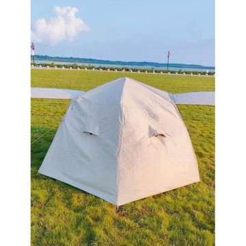 黑膠六角帳篷防雨罩防曬遮陽遮光保暖防風篷布野營沙灘釣魚帳篷套