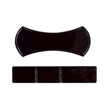 小麥購物 奈米萬能隨手貼 弧形 + 長條 G402 黑色 46g  4組