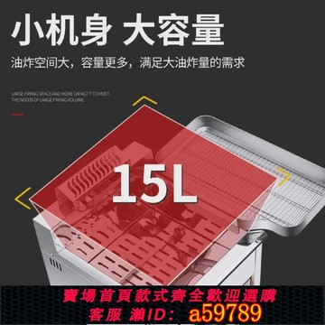 【廠家直銷 可打統編】商用燃氣油水分離控溫油炸鍋炸油條機炸爐炸薯條炸雞排炸串油炸機