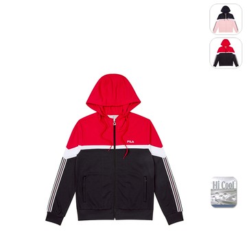 【FILA】女性 吸濕排汗 外套-黑色 5JKZ-1726-BK