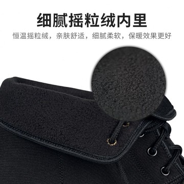 高幫牛津布拉丁舞蹈鞋成年女士中低跟軟底交誼舞秋冬廣場跳舞短靴