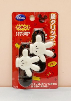【震撼精品百貨】Micky Mouse_米奇/米妮 ~迪士尼米奇食物夾組兩入~黑色#14275