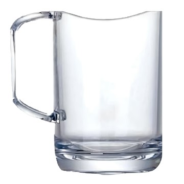 小麥購物 透明漱口杯 弧口 G095 59g  4個  透明