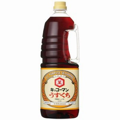 キッコーマン うすくち醤油 ハンディペット 1.8L 1800ml 調味料