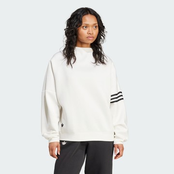 【adidas 愛迪達】 NEUCLASSICS 長袖上衣 大學T 女 - Originals IX9873