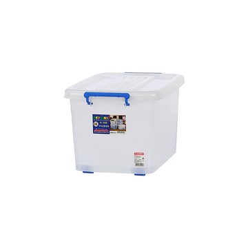 KEYWAY 實用加厚滑輪整理箱48L-6入(加厚耐用 收納箱 置物箱 MIT台灣製造)