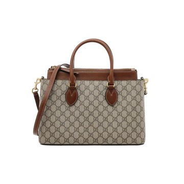 GUCCI 409534 GG SUPREME 帆布托特包(附肩背帶)