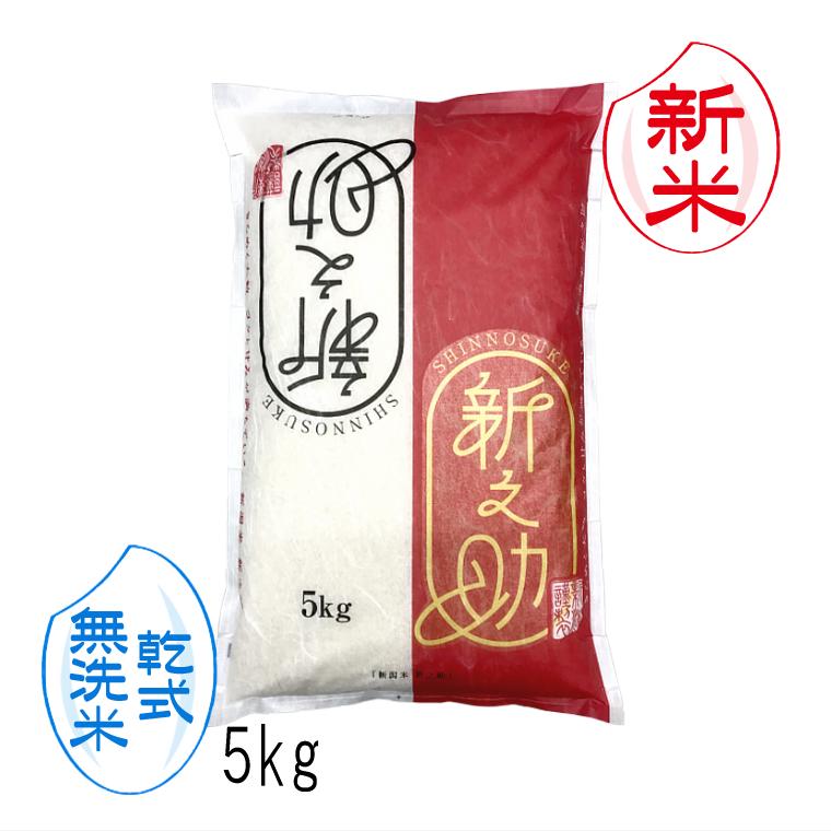 お米 5kg  新之助 新潟米 （ 令和5年産 ） 5kg 