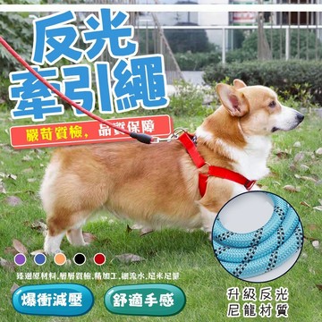 🌈PEt✨防暴衝 胸背帶 專用牽引繩 狗背帶 狗胸背帶 頸圈 遛狗 狗鏈 反光繩