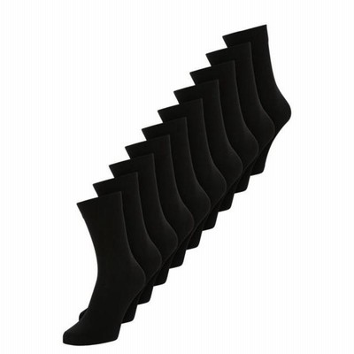 ジャックアンドジョーンズ メンズ 靴下 JACJENS SOCK 10 PACK - Socks - black