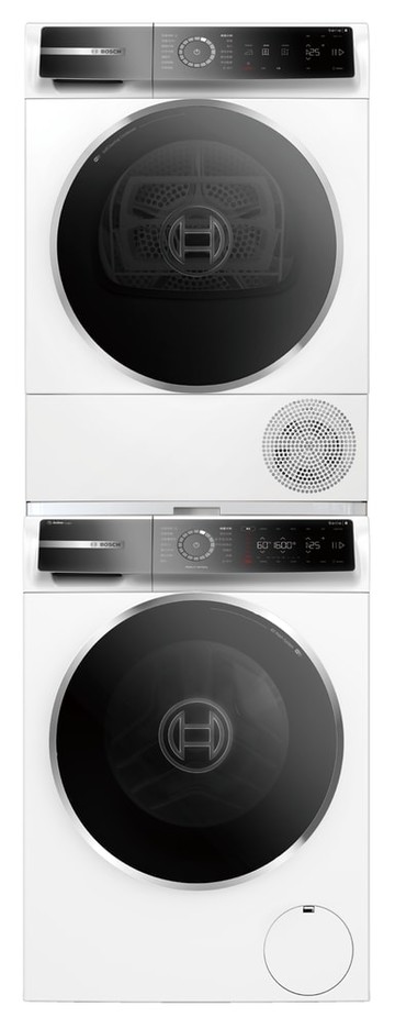 【BOSCH 博世】活氧洗衣機10kg+ Heat Pump速效乾衣機(除皺清新) 9kg WGB256B0TV+WQB245A0TC