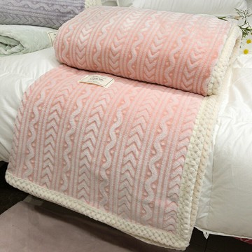 珊瑚絨毛毯冬季加厚小毯子被子鋪床單人學生宿舍辦公室沙發午睡毯