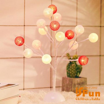 iSFun 氣泡棉球 聖誕新春白樺樹造型燈 少女情懷