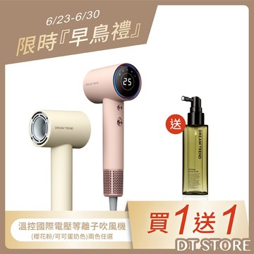 DREAM TREND凱夢 溫控國際電壓等離子吹風機 出國帶吹風機 大風量 等離子護髮 BLDC無刷馬達【AE019】