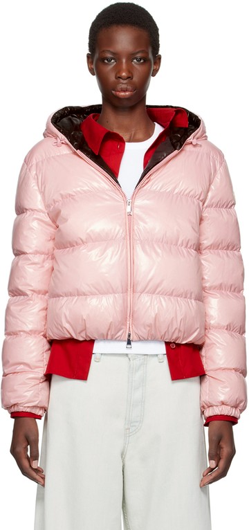 Moncler 粉色 Bayard 羽绒夹克