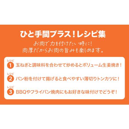 ふるさと納税 宮崎県産 豚肩ロース２kg（500ｇ×4P）ガツンとBBQ K16_0077_1 宮崎県木城町