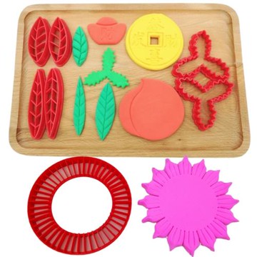 銅錢元寶壽桃葉子玉米印痕壽包模具花樣饅頭餑餑餅干蛋糕切壓面食